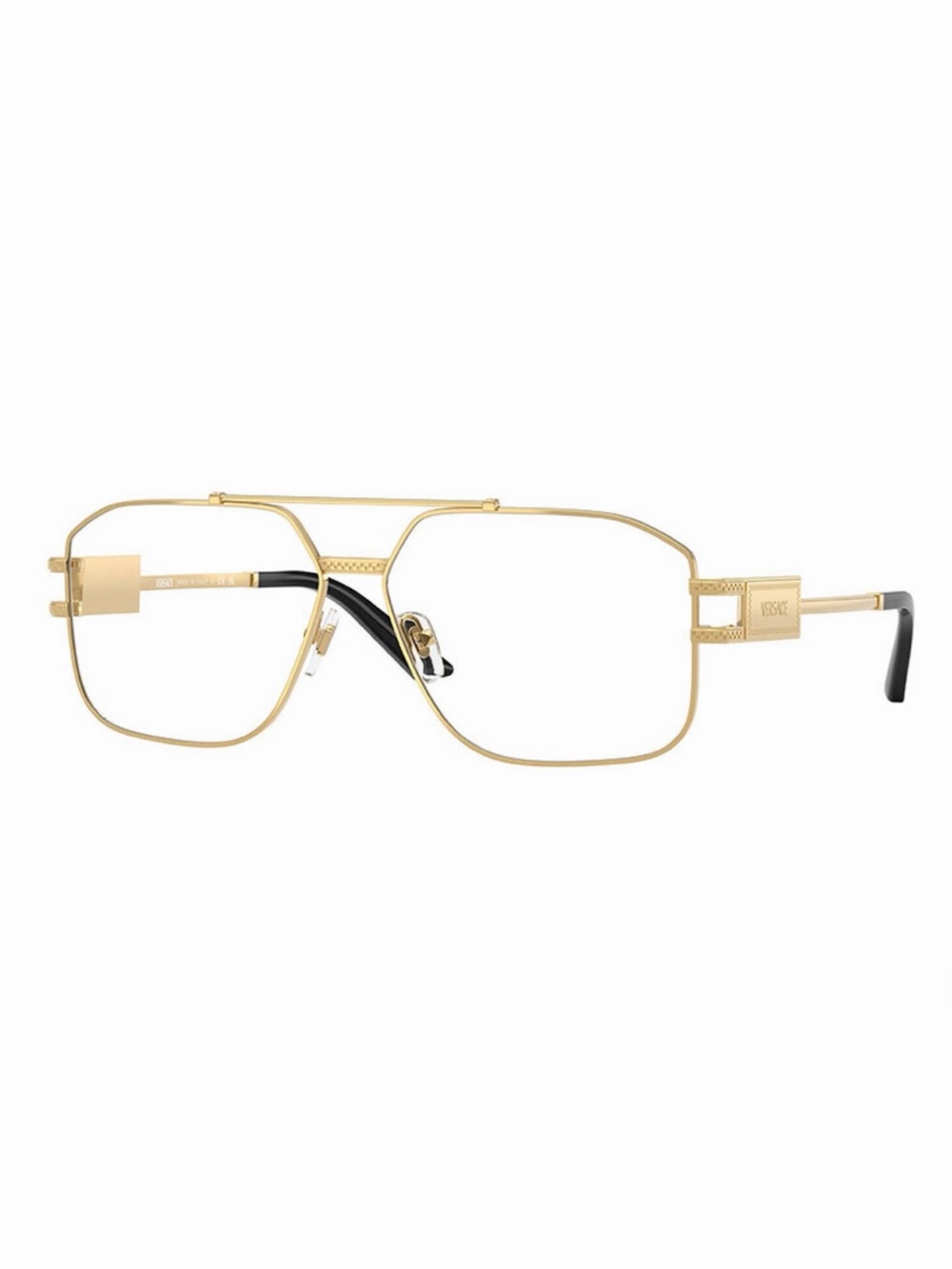 NEW Versace VE1302 1002 Gold Eyeglasses Authentic